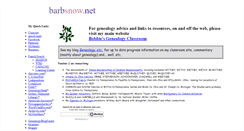 Desktop Screenshot of barbsnow.net